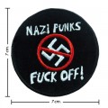 Nazis Anti Music Band Style-1 Embroidered Sew On Patch