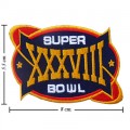 Super Bowl XXXVIII 2003 Style-38 Embroidered Iron On/Sew On Patch