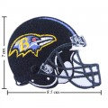 Baltimore Ravens Helmet Style-1 Embroidered Iron On/Sew On Patch