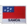 Samoa Nation Flag Style-2 Embroidered Sew On Patch