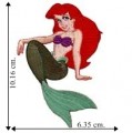 Princess Ariel Little Mermaid Style-1 Embroidered Sew On Patch