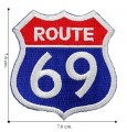 Route-69 Sign Style-1 Embroidered Sew On Patch