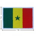 Senegal Nation Flag Style-1 Embroidered Sew On Patch