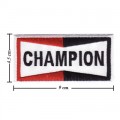 Champion Spark Plugs Style-1 Embroidered Sew On Patch