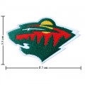 Minnesota Wild Style-1 Embroidered Sew On Patch